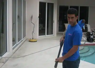 A man holding a baseball bat in his hand.