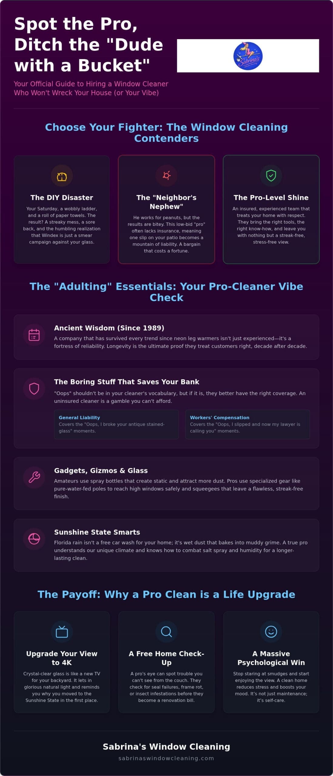 Clear Winners: The Top Qualities of a Good Window Cleaning Company Since 1989