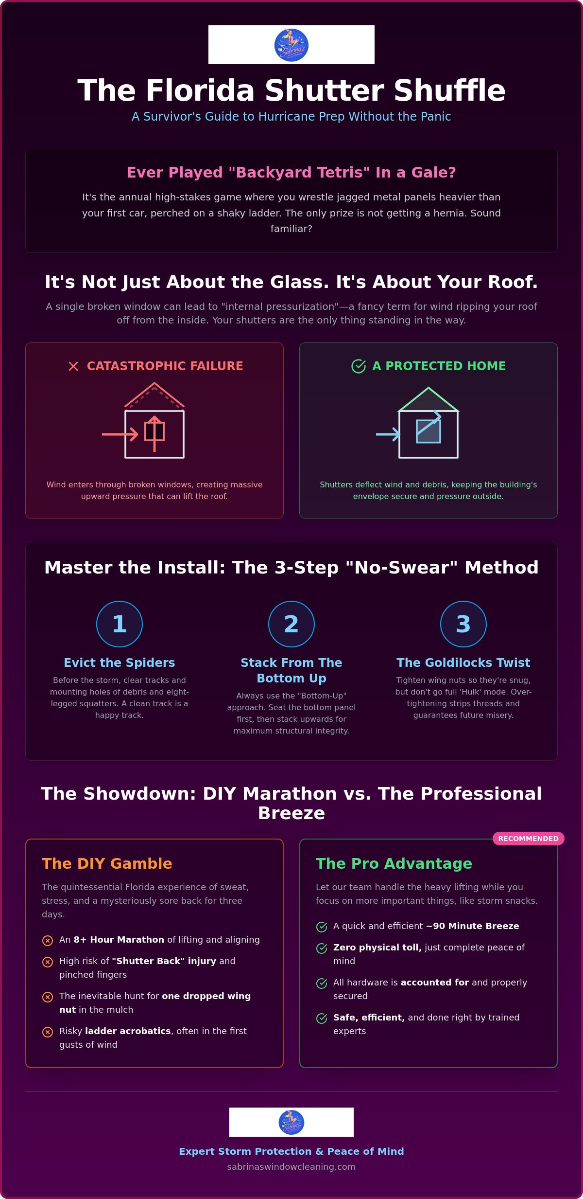 Hurricane Shutter Installation and Removal: The Homeowner’s Guide to Storm Readiness