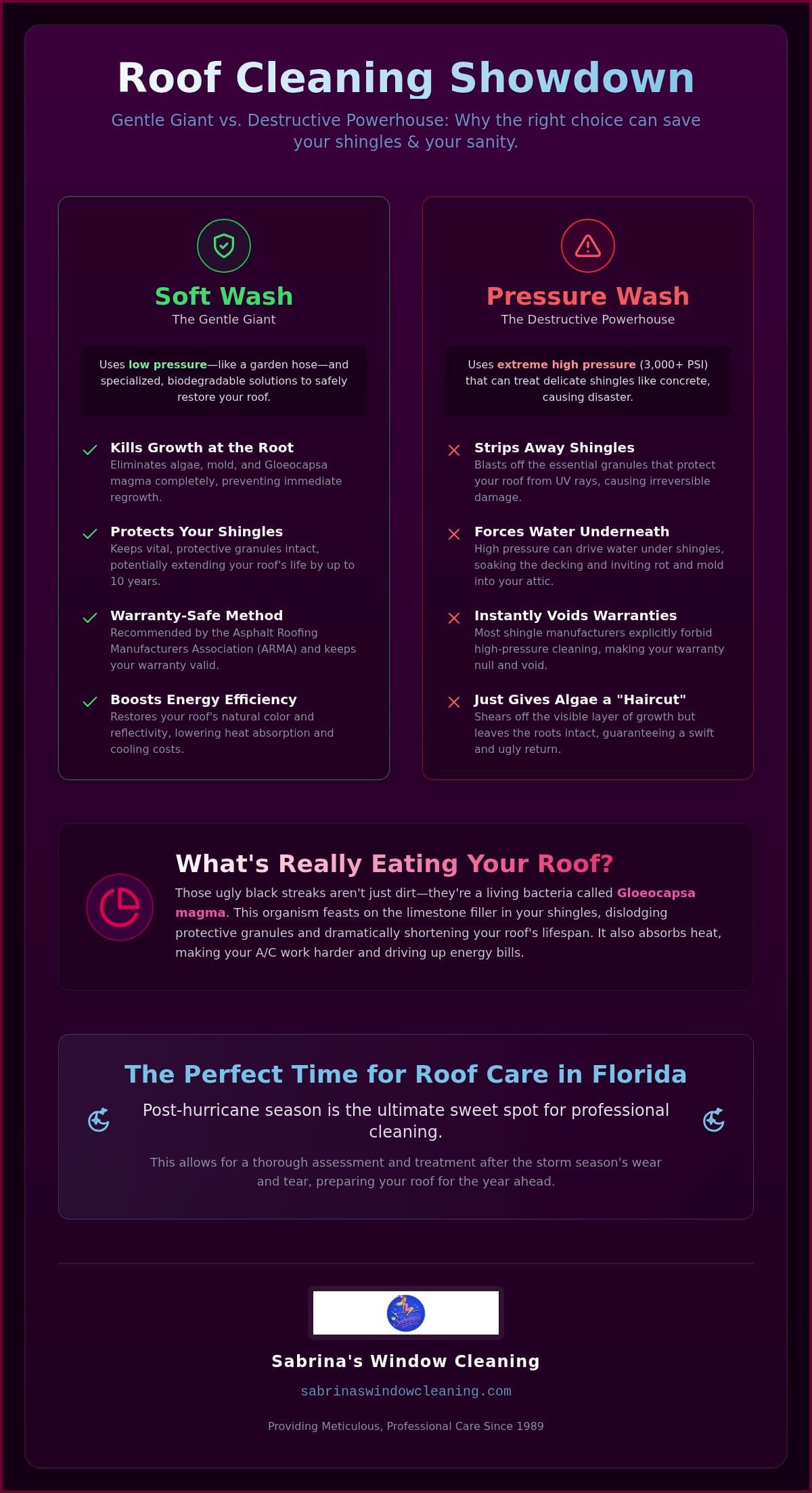 The Top Benefits of Soft Wash Roof Cleaning: Why Your Shingles Deserve a Spa Day